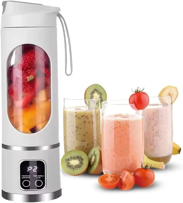 Portable Blender Usb Rechargeable - Licuadora y exprimidor multifuncional con carga