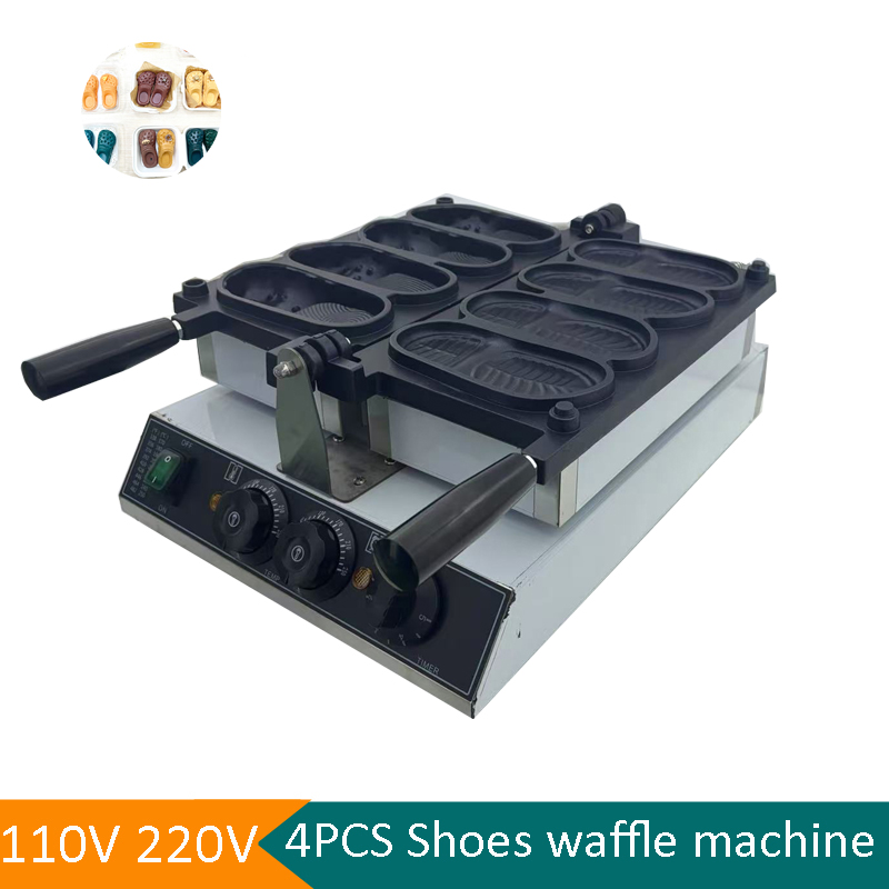 Mini Waffle Maker Machine - Máquina para Hacer Waffles con Forma