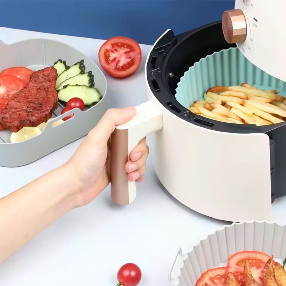 Revestimiento de silicona cuad - Air Fryer Silicone Pot Liner reseña y precio