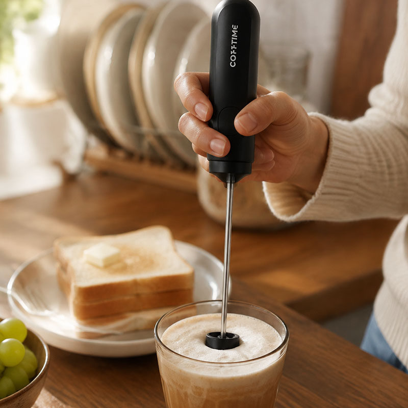 Espumador de leche eléctrico p - Electric Milk Frother Handheld reseña y precio