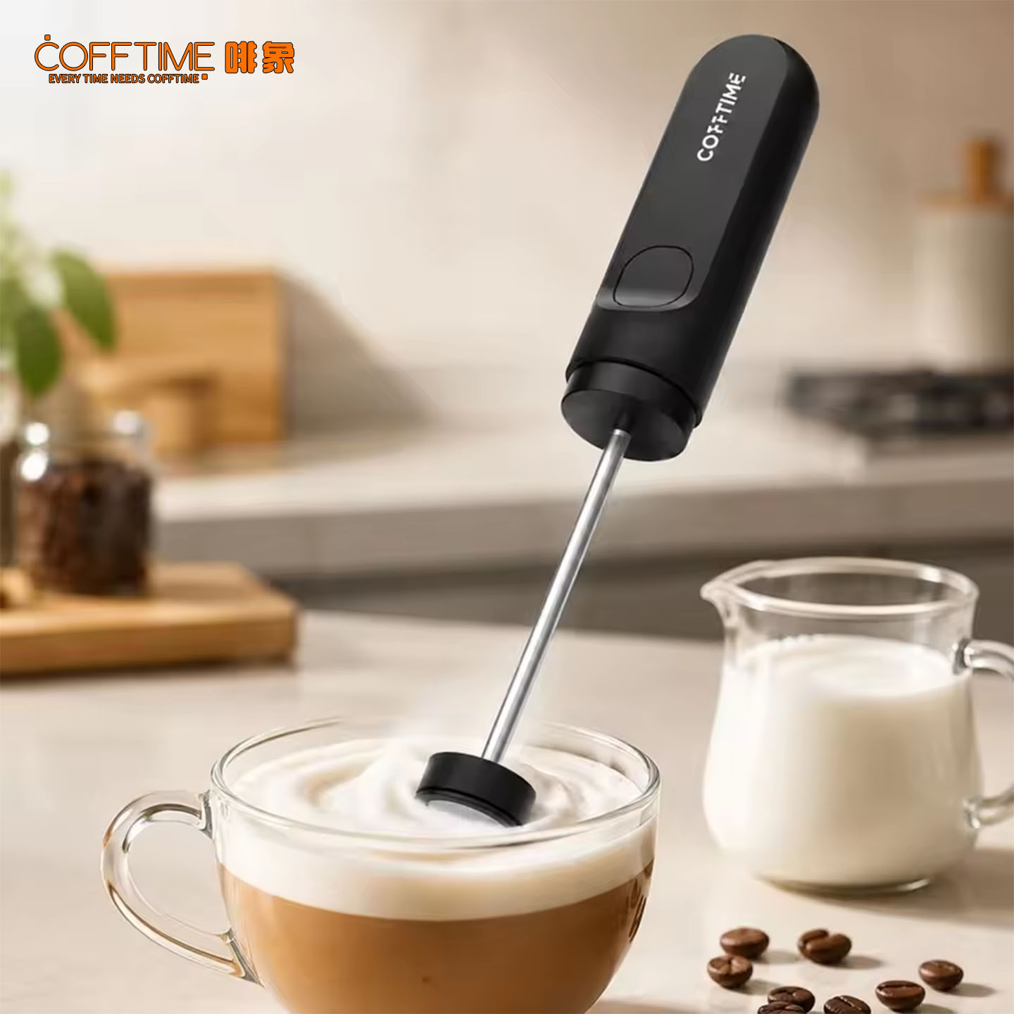 Espumador de leche eléctrico p - Electric Milk Frother Handheld reseña y precio
