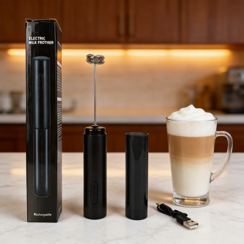 Espumador de Leche Eléctrico P - Electric Milk Frother Handheld reseña y precio