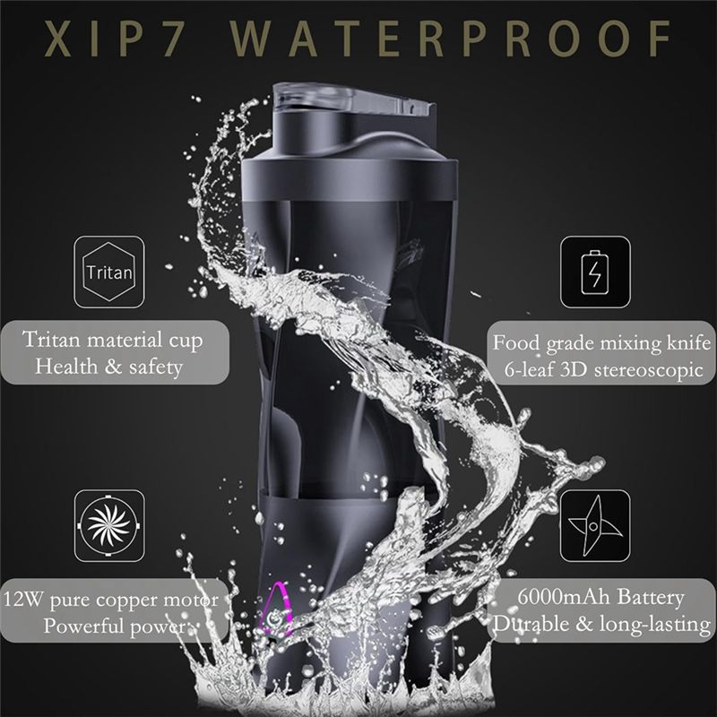 AT19: batidora portátil de 700 - Portable Blender Usb Rechargeable reseña y precio