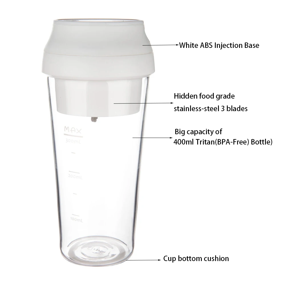 Batidora eléctrica inalámbrica - Portable Blender Usb Rechargeable reseña y precio