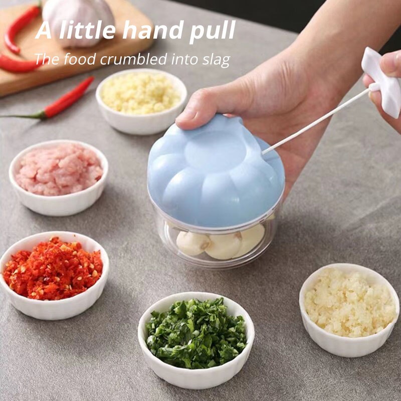 Trituradora Manual de ajo azul - Immersion Hand Blender Set reseña y precio