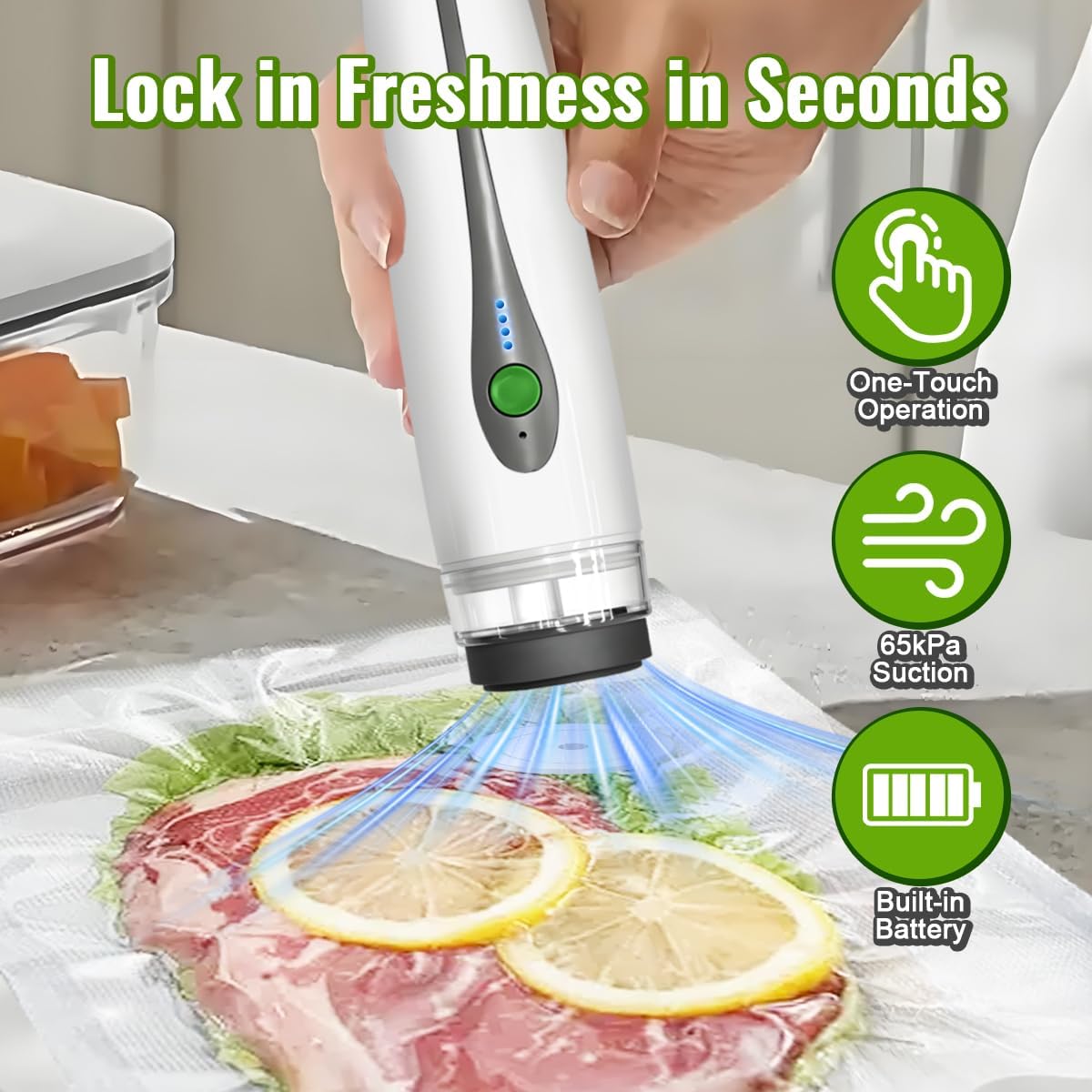 Máquina Selladora al Vacío Aut - Food Vacuum Sealer Machine reseña y precio