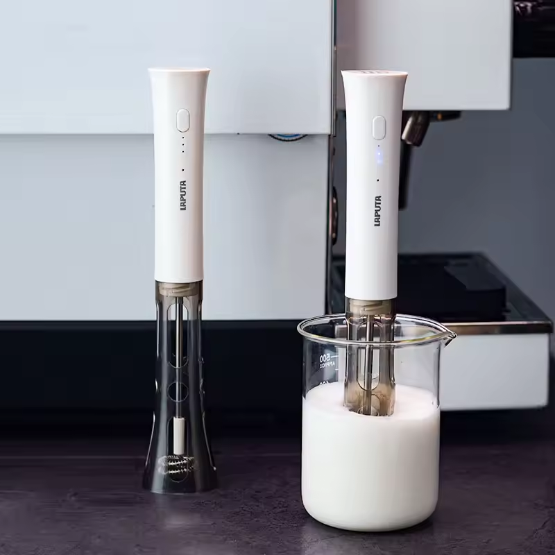 Espumador de leche eléctrico,  - Electric Milk Frother Handheld reseña y precio